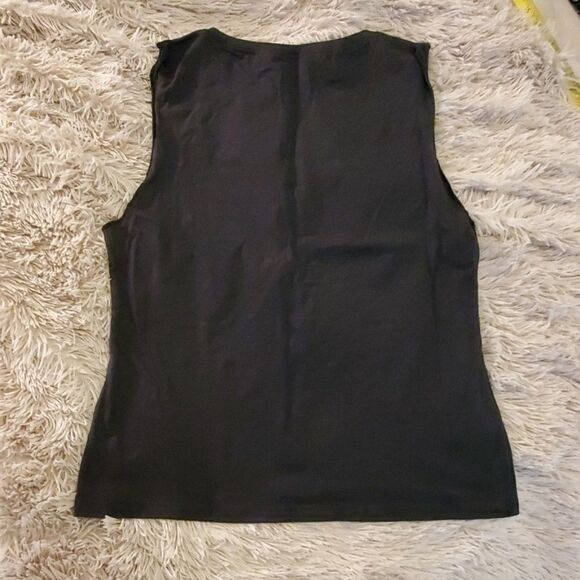 Cute black and gold Brunch tank size M - Picture 3 of 5